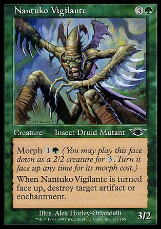 Magic the Gathering: Legions (Base Set) card 132 Nantuko Vigilante