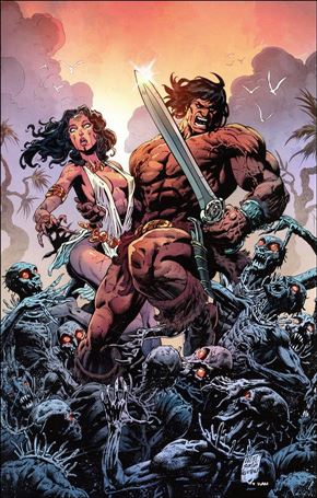Cimmerian: Iron Shadows in the Moon issue 1-F Brian Level 1:10 Virgin Cover