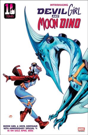 Moon Girl & Devil Dinosaur 10th Anniversary Special issue 1-B Anand Ramcheron Cover