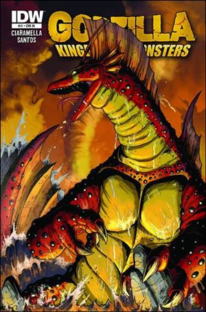 Godzilla: Kingdom of Monsters issue 11-B Matt Frank Cover