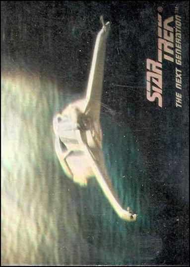 Star Trek: The Next Generation - Inaugural Edition (Hologram Subset) card 01H Klingon Bird-of-Prey