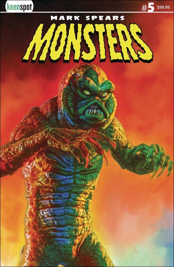 Mark Spears Monsters issue 5-G Mark Spears Metal Cover