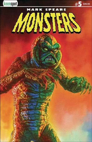 Mark Spears Monsters issue 5.00-G Mark Spears Metal Cover