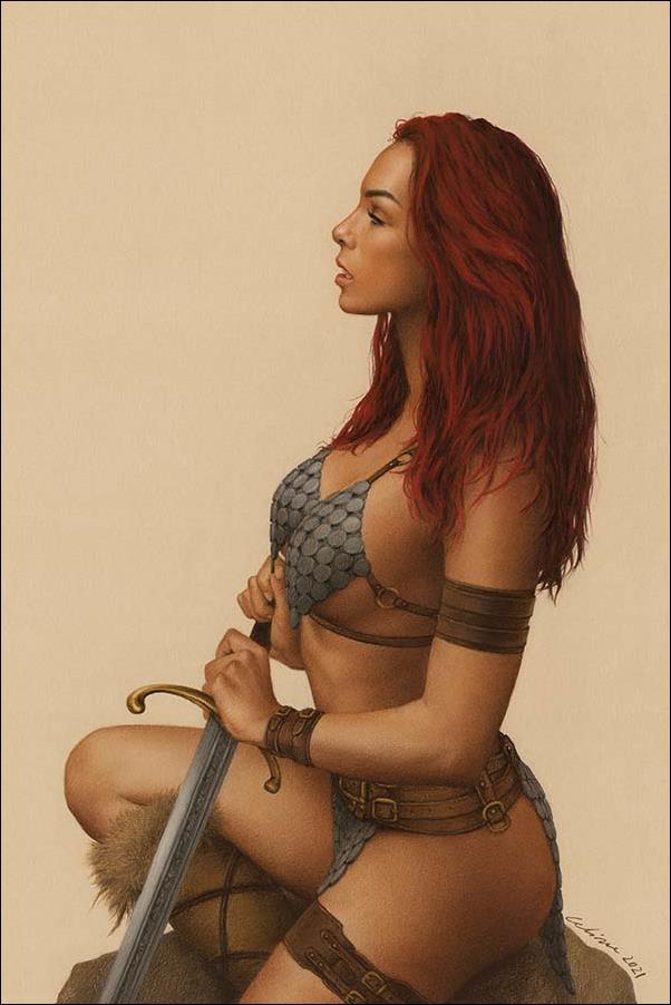 Invincible Red Sonja issue 10-I Celina Virgin Cover