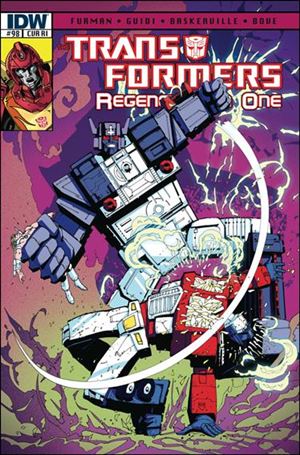 Transformers: Regeneration One issue 98-C Geoff Senior 1:10 Cover
