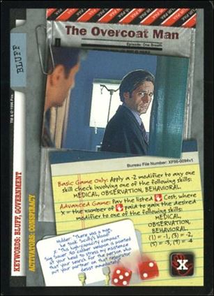 X-Files: Premiere Edition (Base Set) card XF96-0094v1 The Overcoat Man