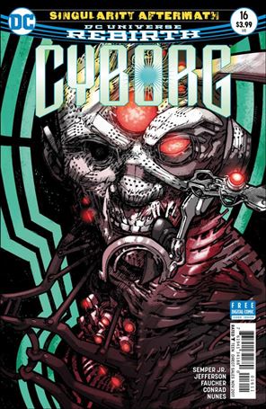 Cyborg (2016) issue 16 Eric Canete Cover