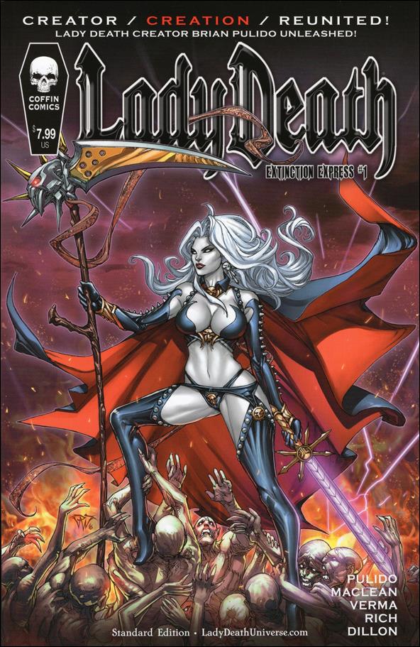Lady Death: Extinction Express (2016) issue 1-B Paolo Pantalena Standard Cover