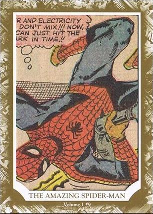 Marvel Beginnings: Series 1 (Ultimate Panel Focus Cut-Comic Subset) card UM-4 Amazing Spider-Man #9 1/68