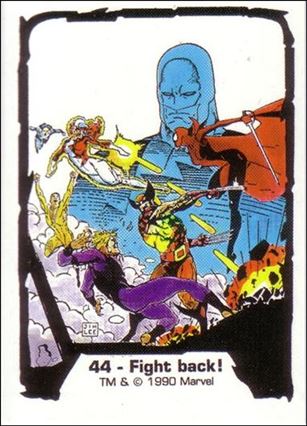 Jim Lee Series 1 (Base Set) card 44 Fight back!