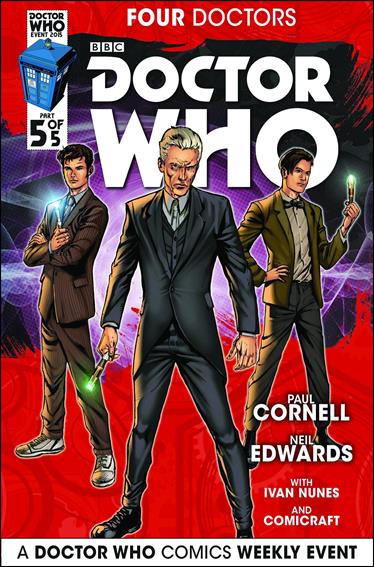 Doctor Who Event 2015: Four Doctors issue 5 Neil Edwards Cover