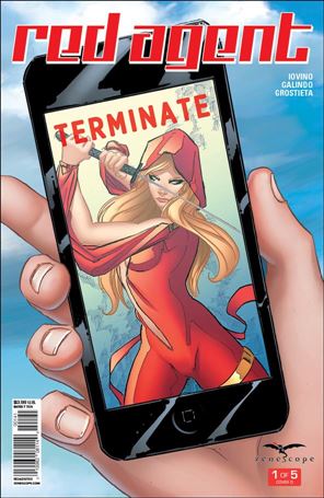 Red Agent issue 1-D Giuseppe Cafaro Cover