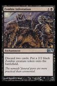 Magic the Gathering: 2012 Core Set (Base Set) card 120 Zombie Infestation