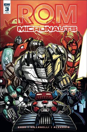 Rom & The Micronauts issue 3-C James Raiz 1:10 Cover