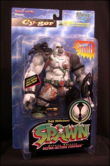 Spawn (Series  4) figure 2-B Cy-gor (White Variant)