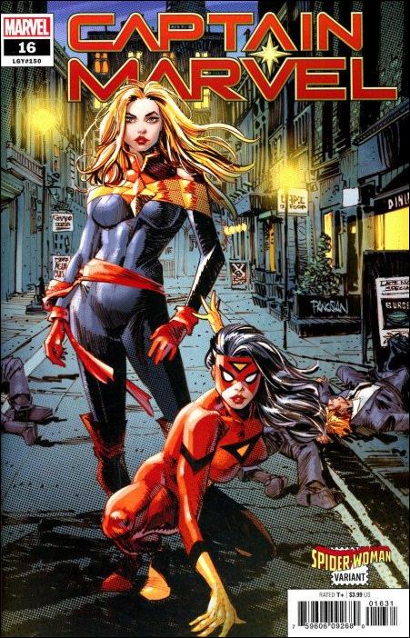 Captain Marvel (2019) issue 16-B Dan Panosian Spider-Woman Cover