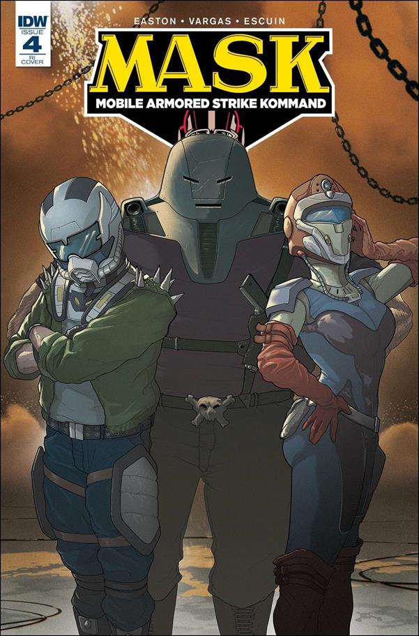 M.A.S.K.: Mobile Armored Strike Kommand issue 4-D Artyom Trakhanov 1:10 Cover