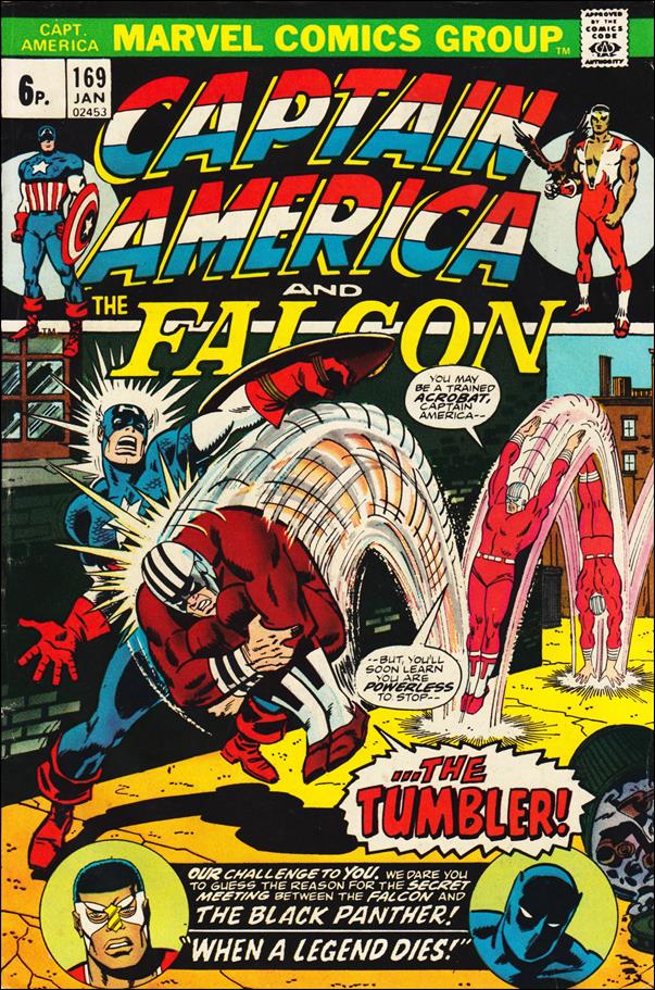 Captain America (1968) issue 169-B UK Price Cover