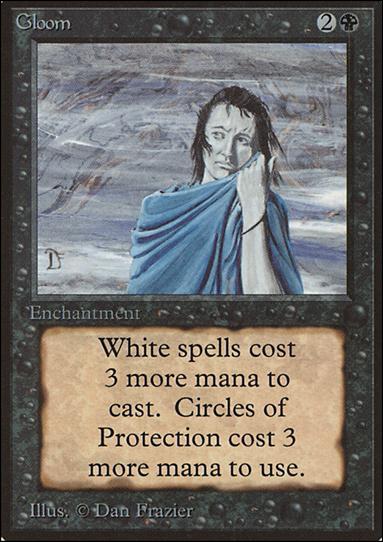 Magic the Gathering: Limited Edition Beta (Base Set) card 111 Gloom