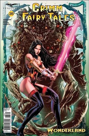 Grimm Fairy Tales (2016) issue 35-B Caanan White Cover