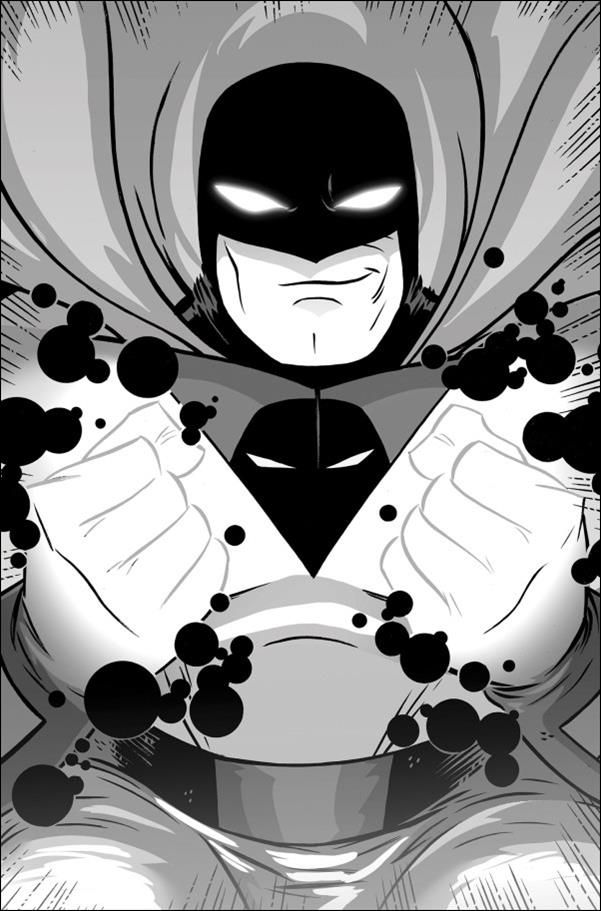 Space Ghost (2024) issue 9-K Anthony Marques B&W 1:30 Virgin Cardstock Cover