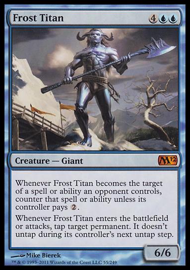 Magic the Gathering: 2012 Core Set (Base Set) card 55 Frost Titan