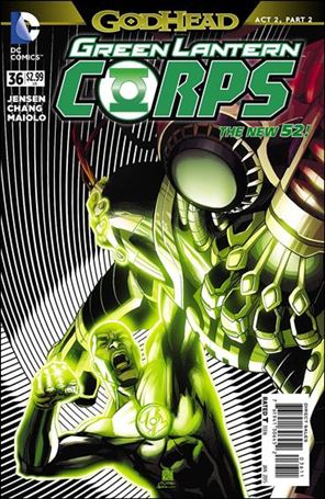 Green Lantern Corps (2011) issue 36 Bernard Chang Cover