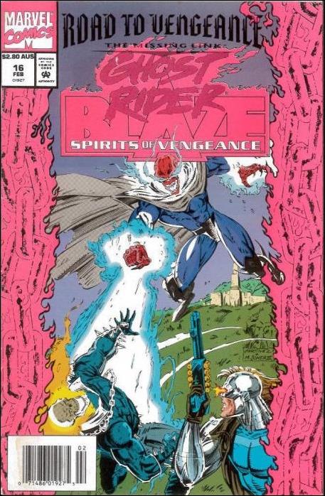 Ghost Rider/Blaze: Spirits of Vengeance issue 16-B Australian Price Cover