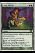 Magic the Gathering: 9th Edition (Base Set) card 235 Early Harvest