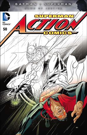 Action Comics (2011) issue 50-E Unbagged Martin Ansin Fade Cover
