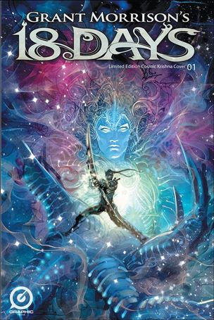 18 Days issue 1-C Mukesh Singh Cosmic Krishna Cover 1/1000