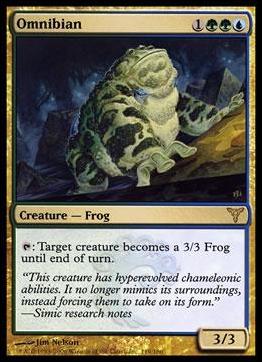 Magic the Gathering: Dissension (Base Set) card 119 Omnibian