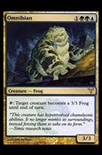 Magic the Gathering: Dissension (Base Set) card 119 Omnibian