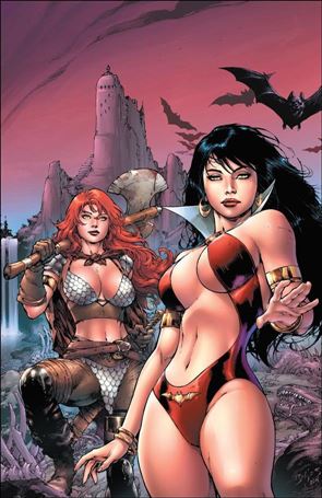 Vampirella / Red Sonja issue 1-S Ed Benes Stadium Comics Virgin Cover 1/250