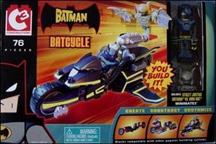 DC/C3 Minimates Sets figure 9 Batcycle