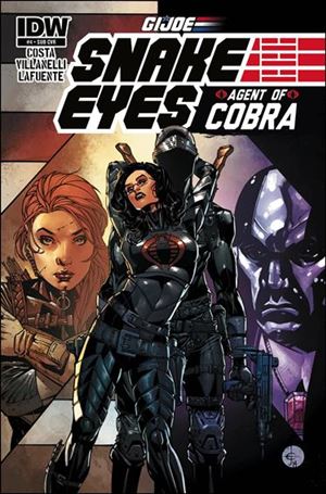 G.I. Joe: Snake Eyes, Agent of Cobra issue 4-B Drew Johnson Cover