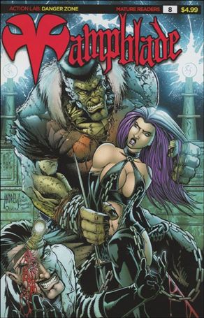 Vampblade issue 8-C Andrew Magnum 90s Monster Cover 1/1500