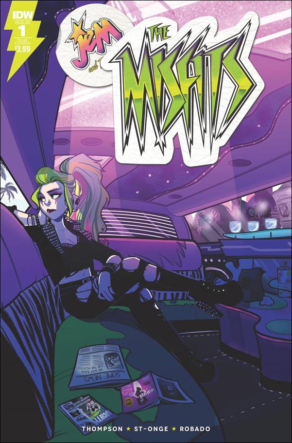 Jem and the Misfits issue 1-B Jenn St Onge Subscription Cover
