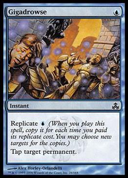 Magic the Gathering: Guildpact (Base Set) card 26 Gigadrowse