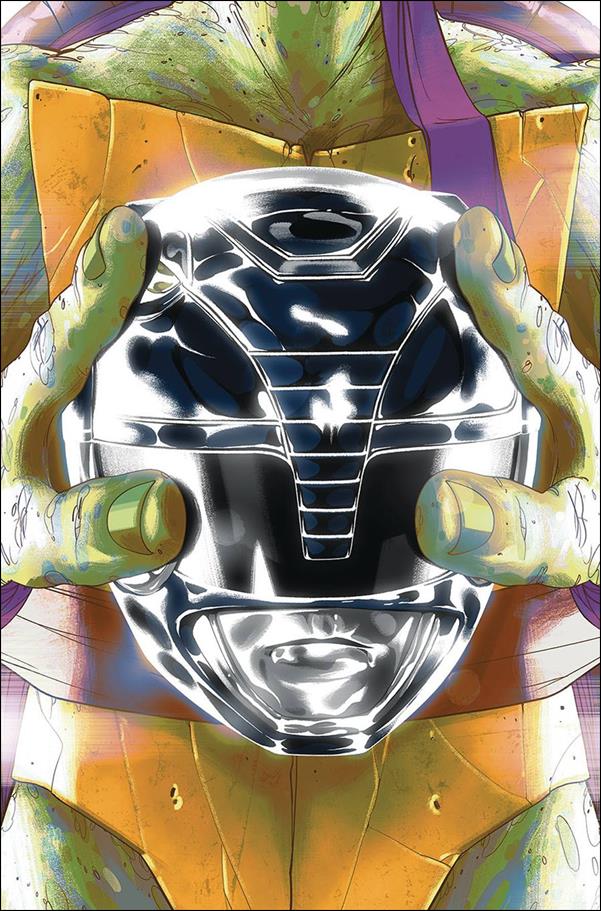 Mighty Morphin Power Rangers/Teenage Mutant Ninja Turtles issue 5-E Goni Montes Donatello Cover