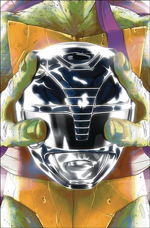 Mighty Morphin Power Rangers/Teenage Mutant Ninja Turtles issue 5-E Goni Montes Donatello Cover