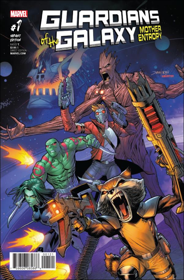 Guardians of the Galaxy: Mother Entropy issue 1-B Dan Mora Cover