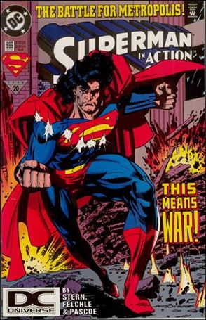 Action Comics (1938) issue 699-B DC Universe UPC (2nd Printing)