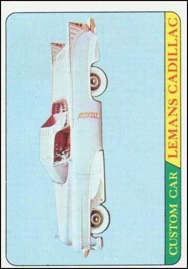 Hot Rods (Base Set) card 33-B Lemans Cadillac  (Yellow Back)
