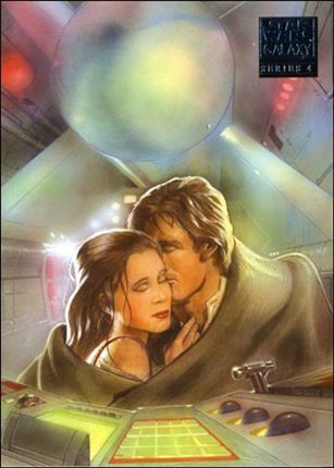 Star Wars Galaxy: Series 4 (Base Set) card 102 Romance in Deep Space