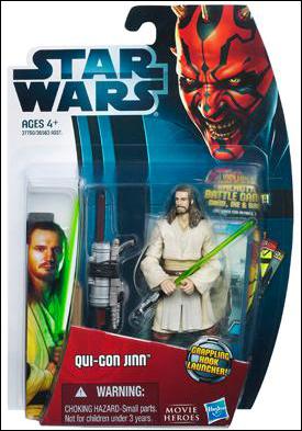 Star Wars Movie Heroes 3 3/4" Figures figure MH10 Qui-Gon Jinn
