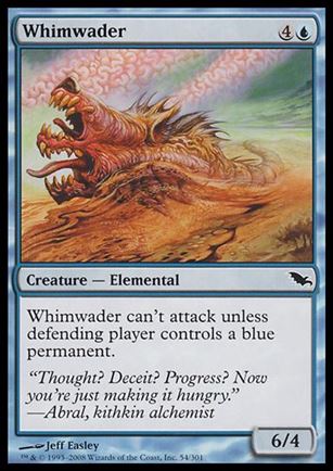 Magic the Gathering: Shadowmoor (Base Set) card 54 Whimwader