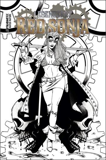 Legenderry: Red Sonja (2023) issue 1-E Corin Howell 1:10 Line Art Cover
