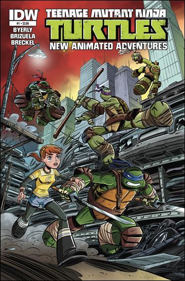 Teenage Mutant Ninja Turtles New Animated Adventures issue 1 Dario Brizuela Cover
