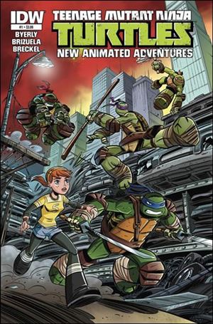 Teenage Mutant Ninja Turtles New Animated Adventures Cover Image 1